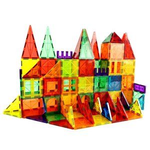 100 PCS Magnetic building Blocks -3D Colorful stronger magnet tiles set for kids